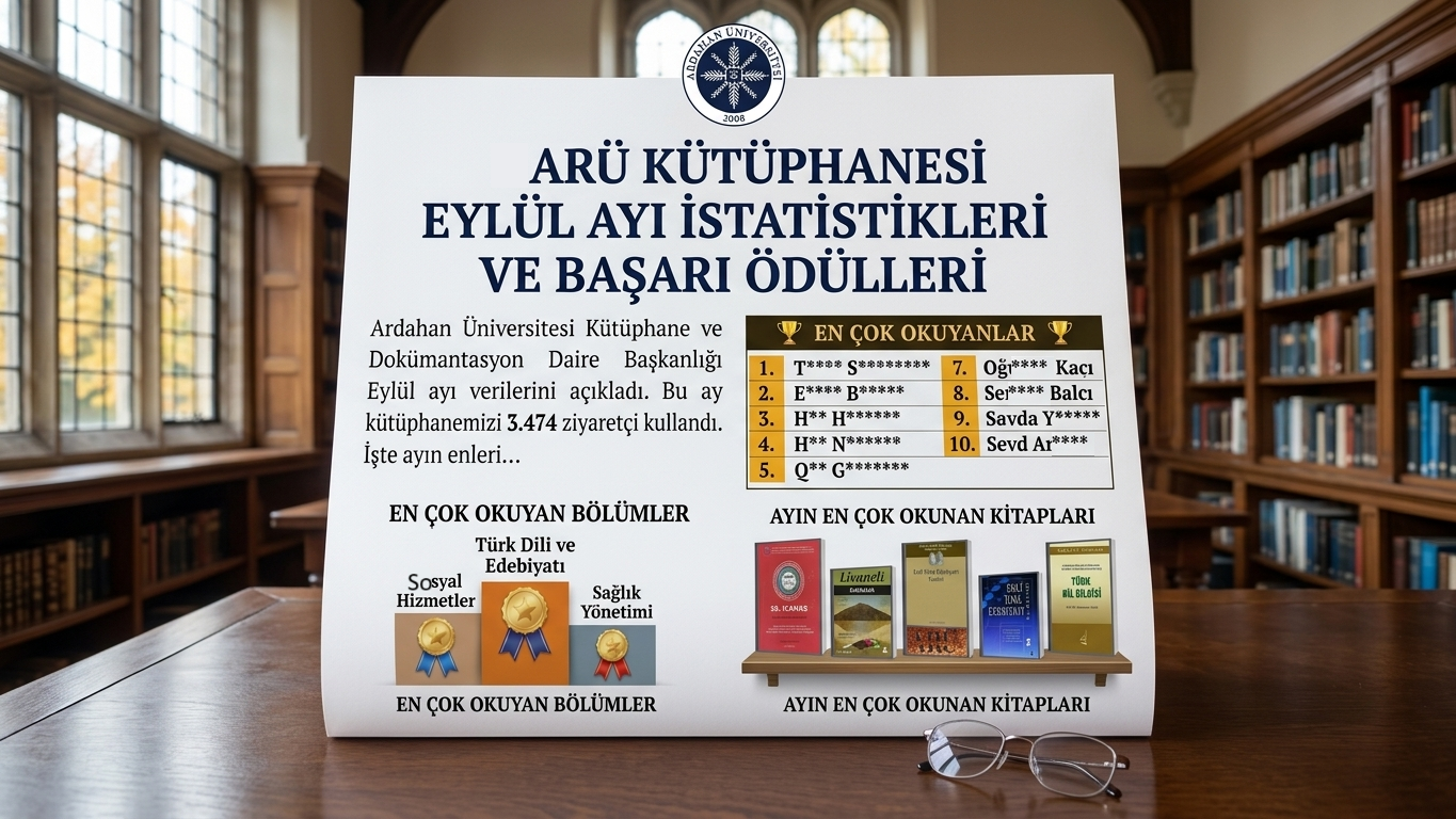 Eylül Ayı Kütüphane Kullanım İstatistikleri Açıklandı!